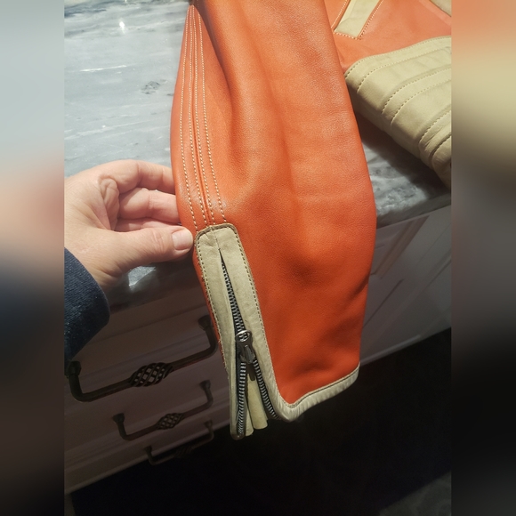 Woman leather Harvey Davidson jacket - Picture 5 of 5